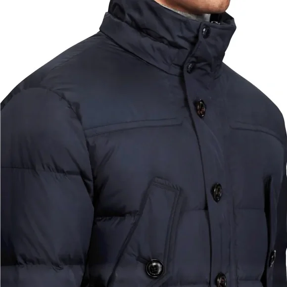 POLO RALPH LAUREN MENS DOWN FILL REMOVABLE FAUX FUR HOODIE JACKET SIZE: L